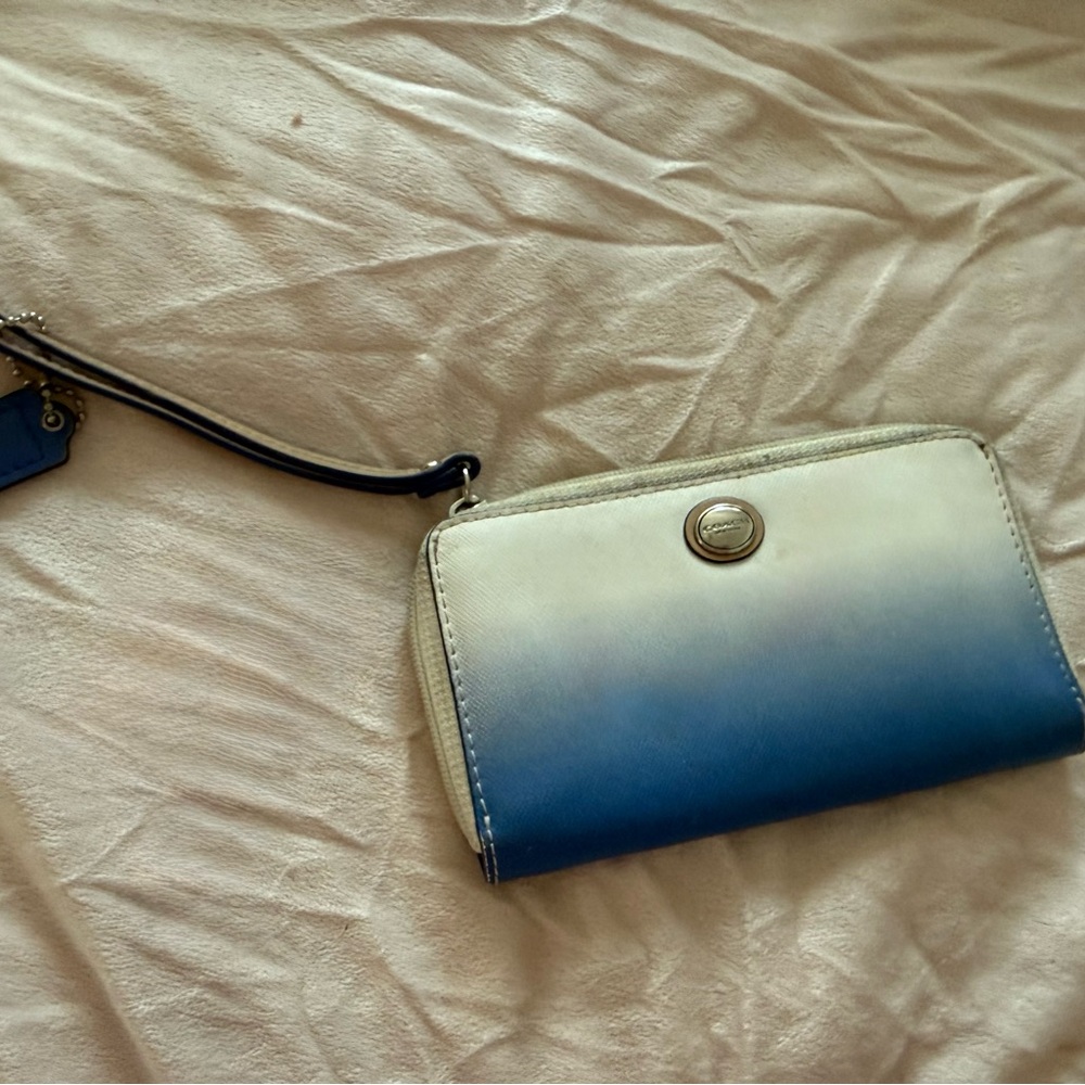 Coach Blue Ombre Women's Wallet